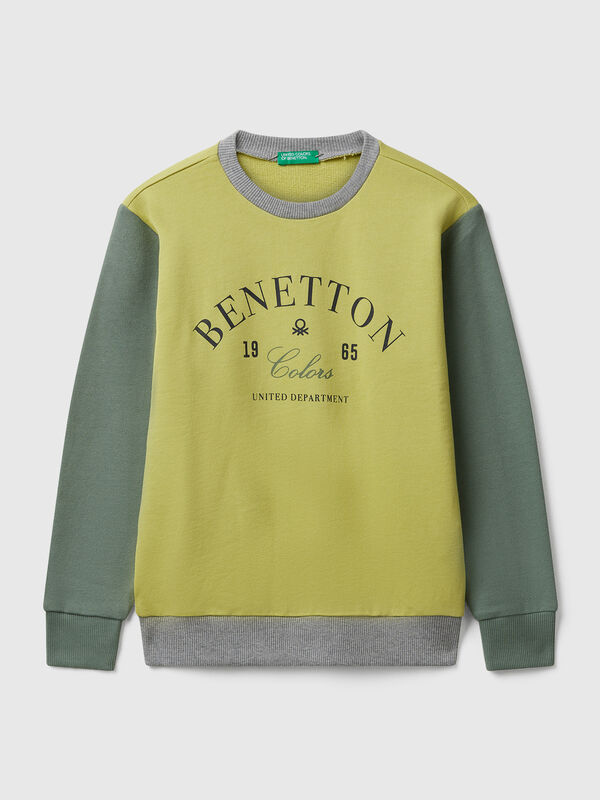 Cotton sweatshirt with logo Junior Boy