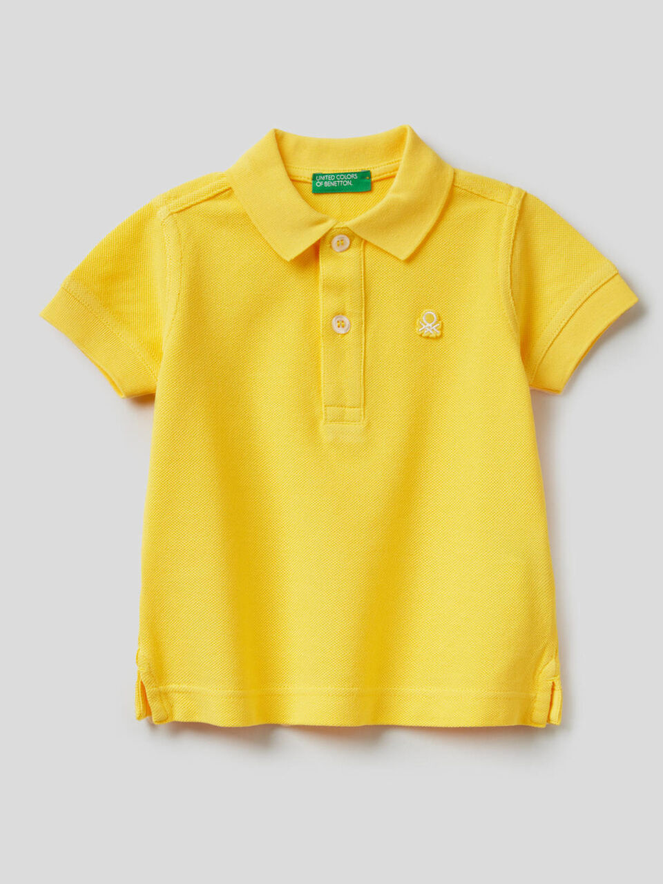 Polo in pure cotton pique image number 1