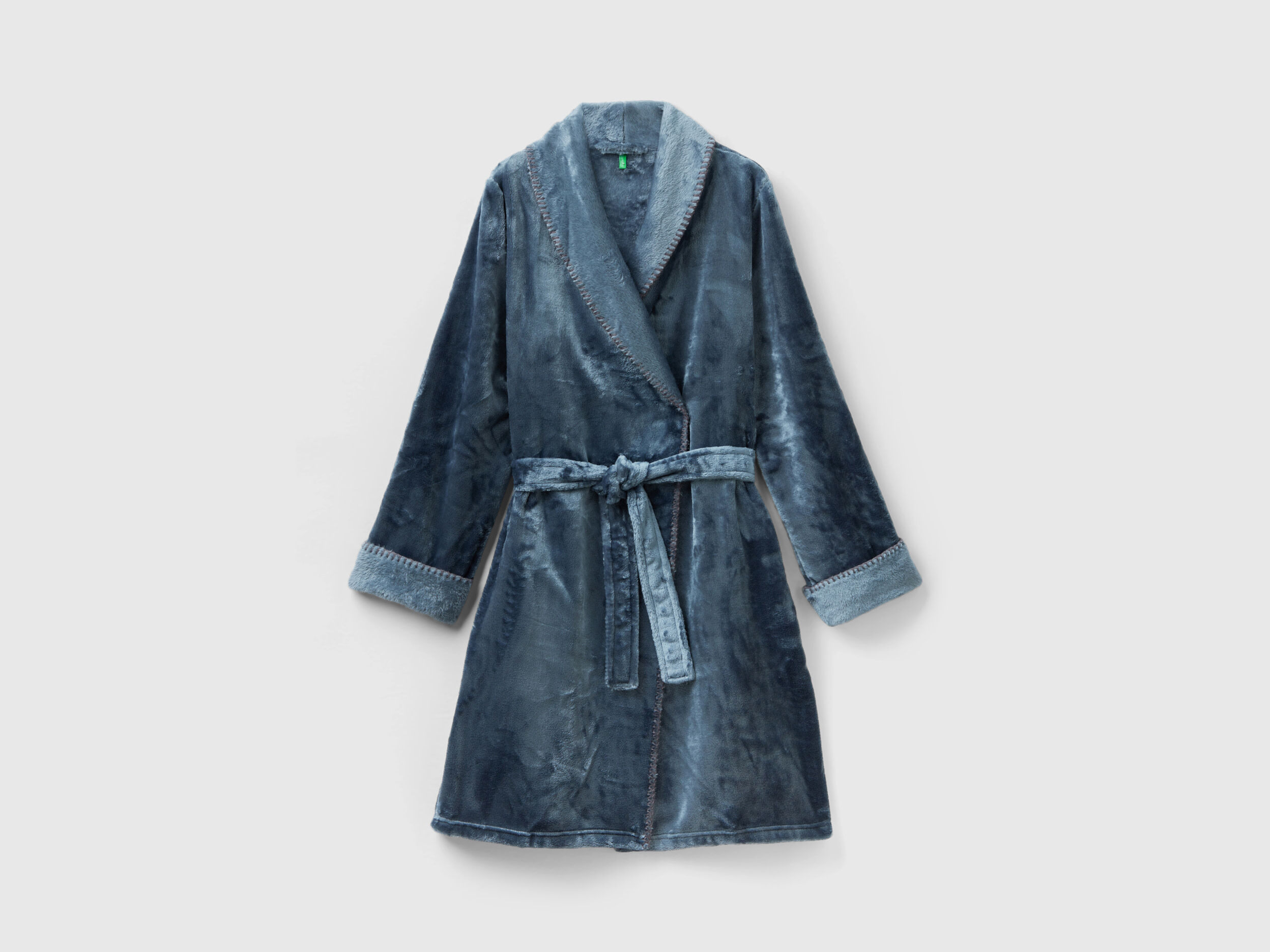 Nightgown in synthetic fur Dark Gray Benetton
