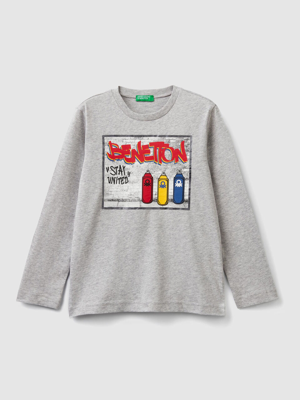 T-shirt with glossy print image number 1