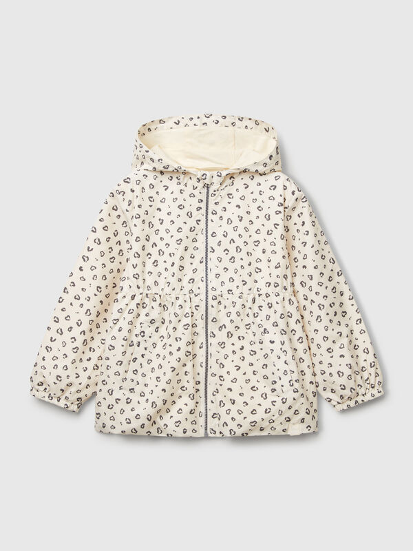 Patterned nylon jacket Junior Girl