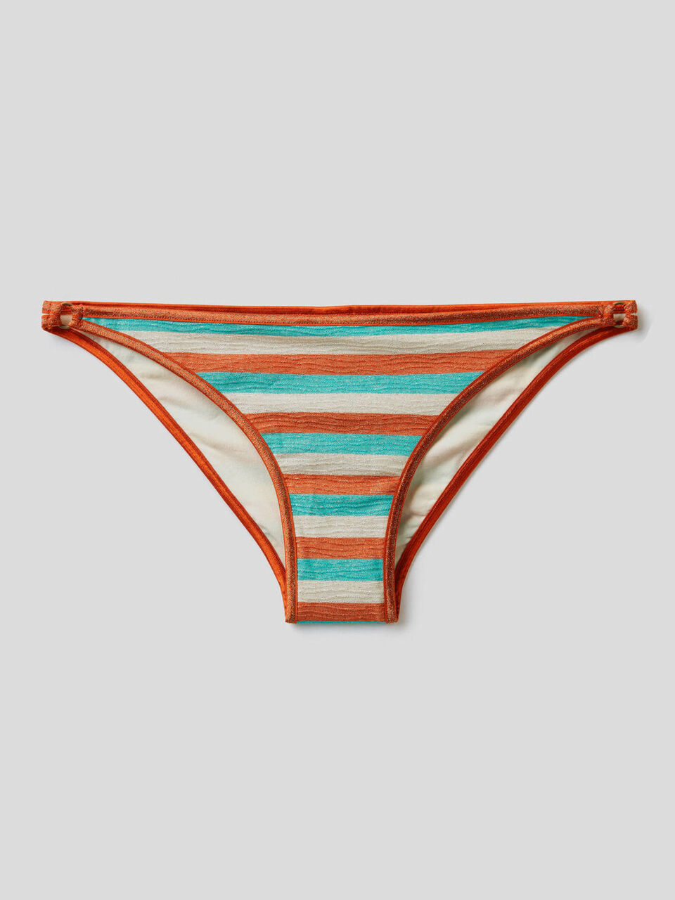 Striped swim bottoms with lurex image number 1