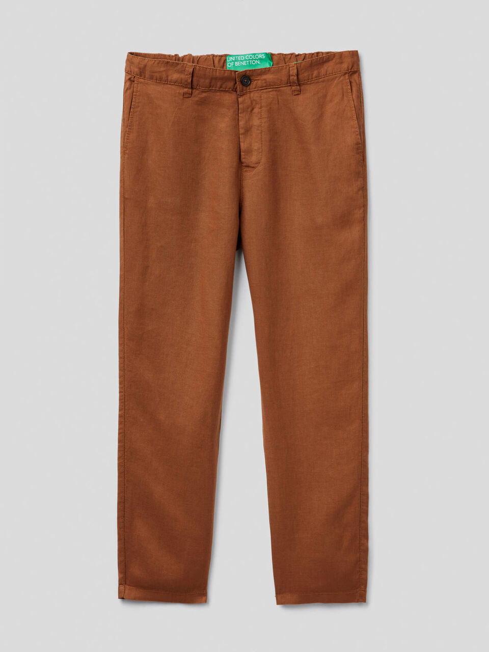 Chino pants in pure linen image number 1