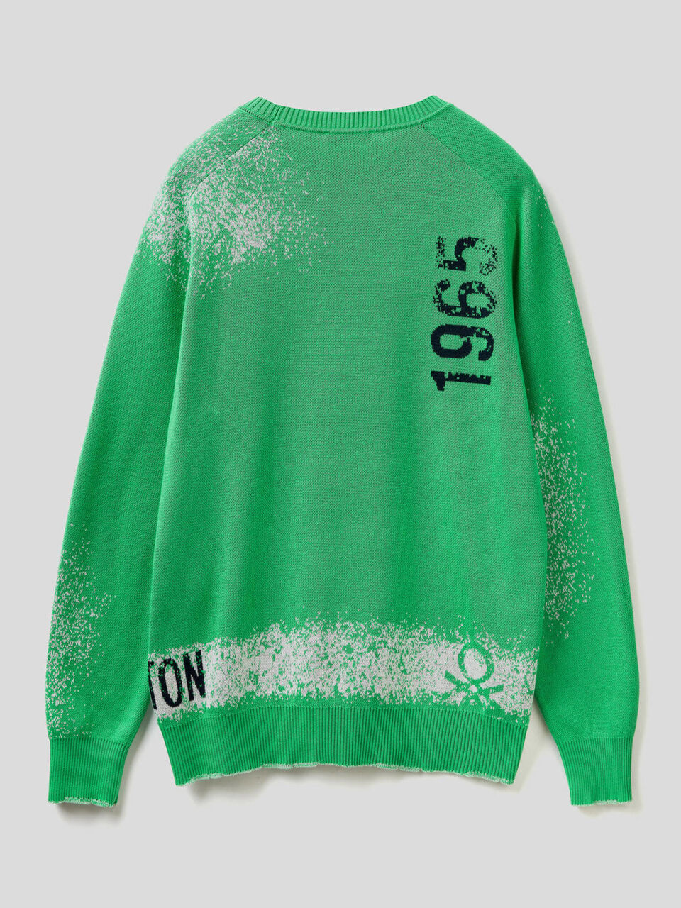 Sweater with graffiti effect logo image number 2