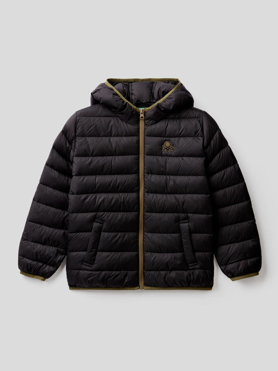 Padded jacket with hood image number 1
