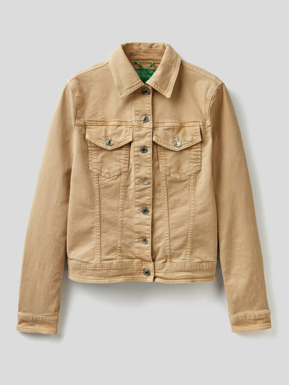 Cotton jacket with natural dye image number 1