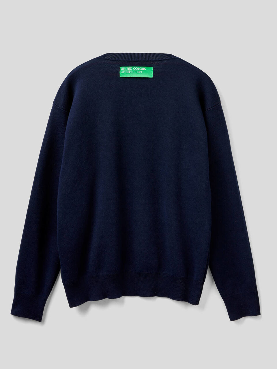 Reversible sweater in tricot cotton image number 2