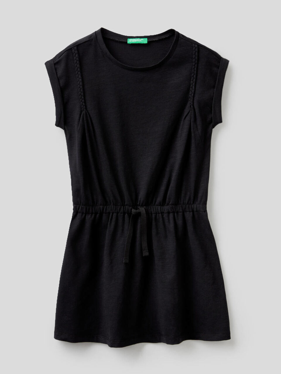Dress in organic stretch cotton image number 1
