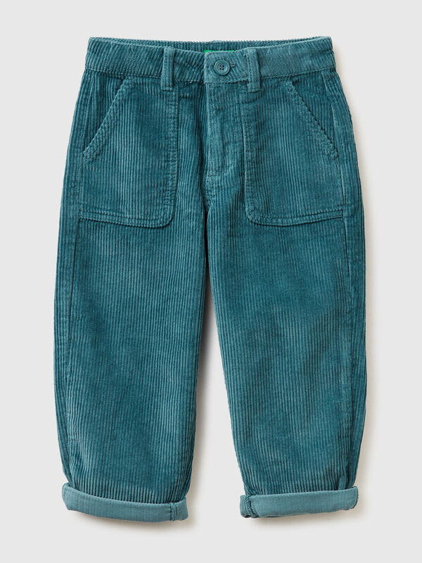 Balloon fit velvet trousers Junior Boy