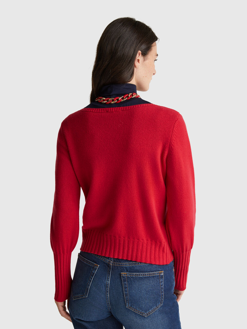 BOAT-NECK SWEAT.L/S Women image number null