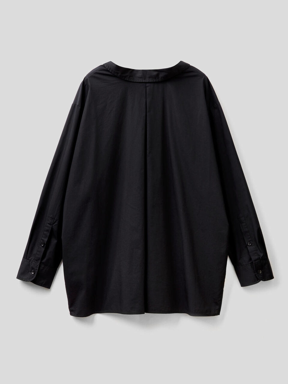 100% cotton shirt with maxi fold image number 2