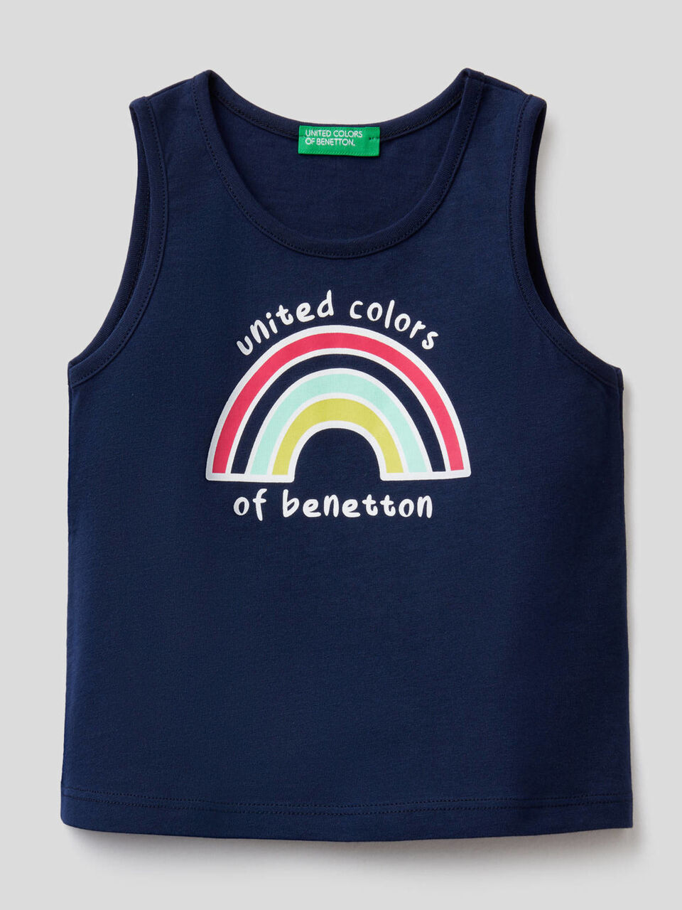 Organic cotton tank top with print image number 1