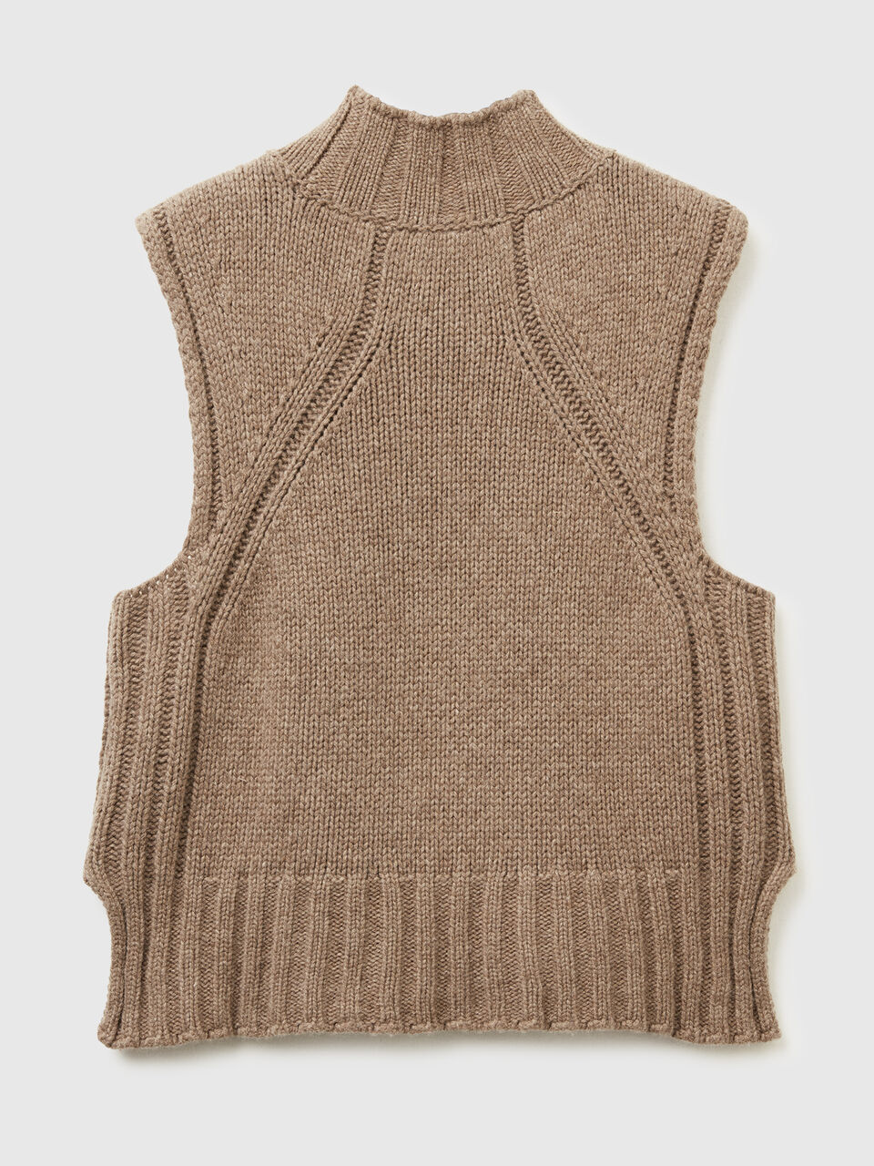 SLEEVELESS SWEATER Women image number 2
