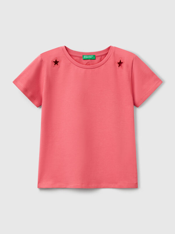 Cut out motif t-shirt Junior Girl