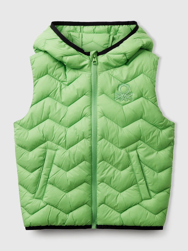 Padded vest with hood Junior Boy