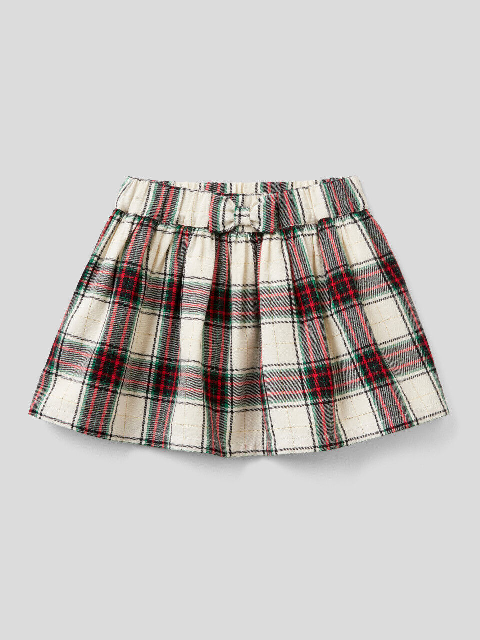 Tartan skirt in flannel