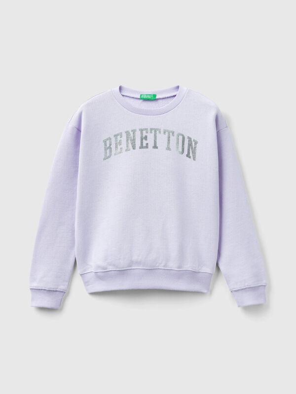 100% cotton sweatshirt with logo Junior Girl