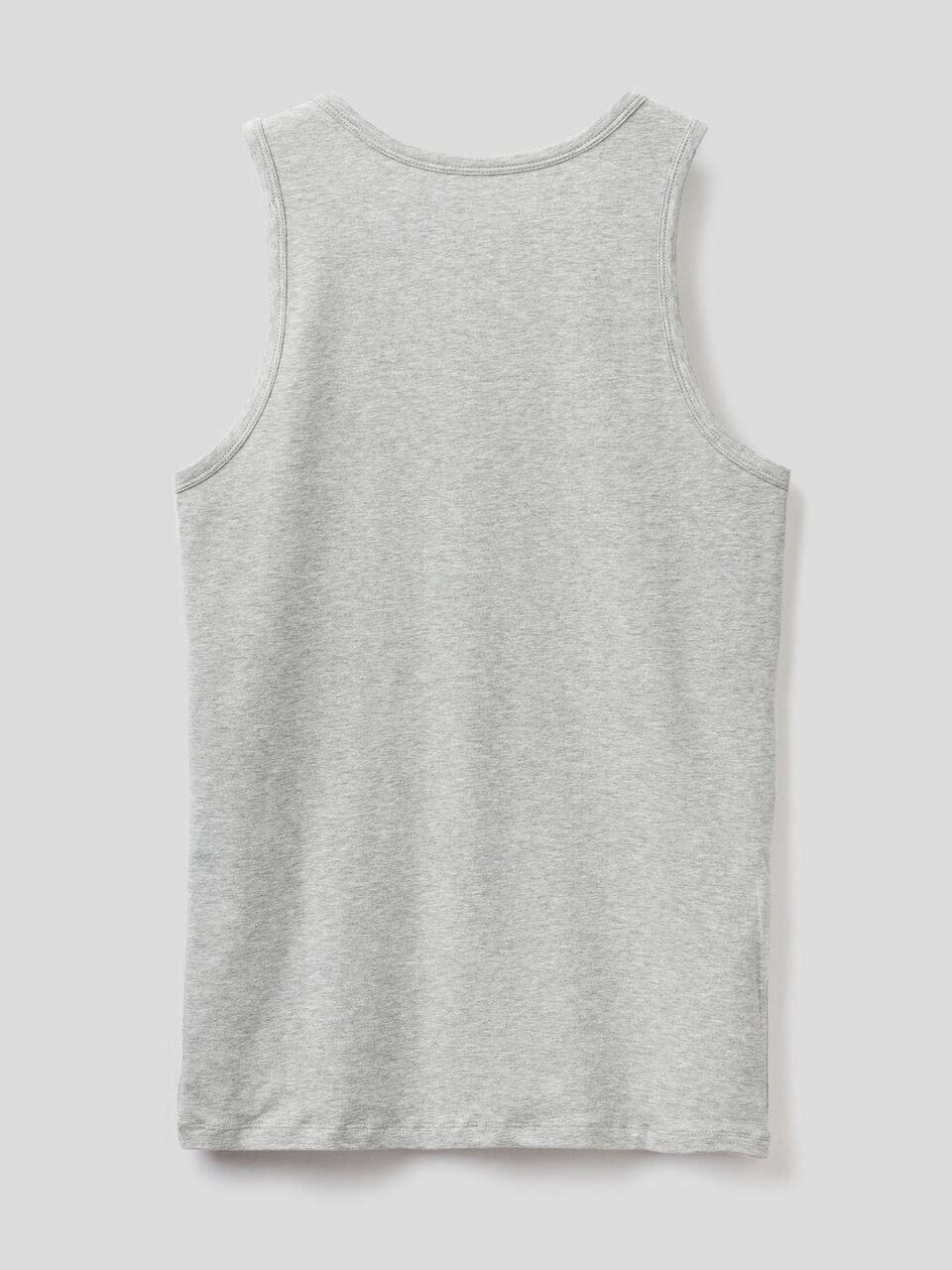 Tank top in organic stretch cotton image number 2