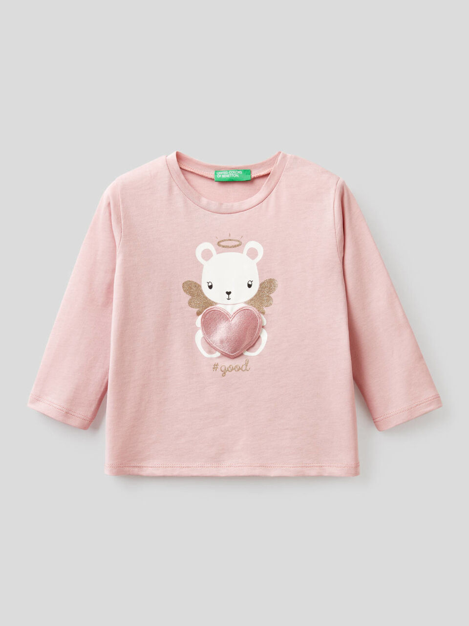 Organic cotton t-shirt with sound patch image number 1