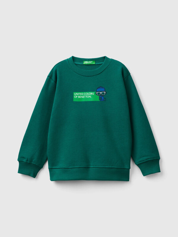 Sweatshirt in 100% organic cotton Junior Boy