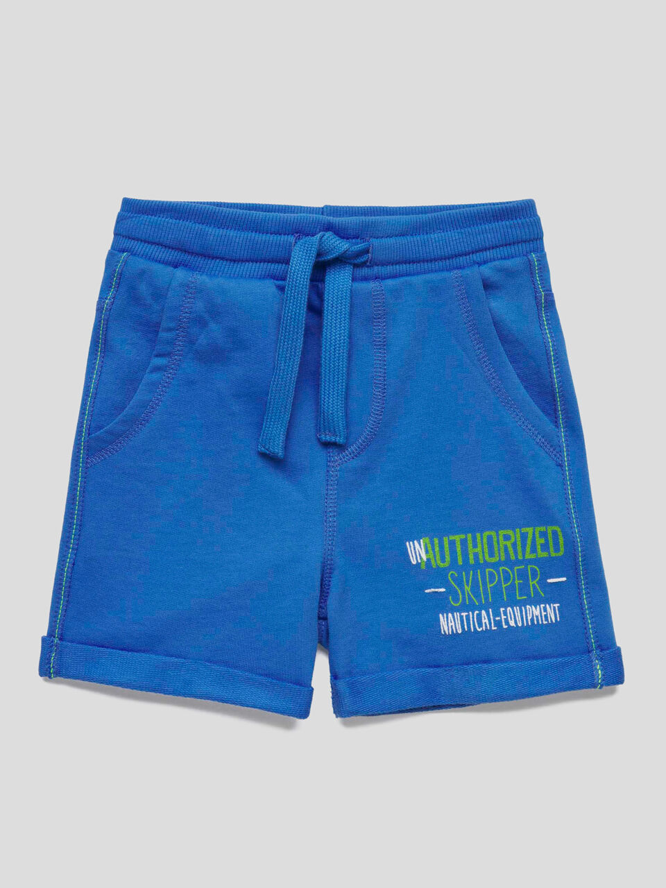 Sweat bermudas with print image number 1