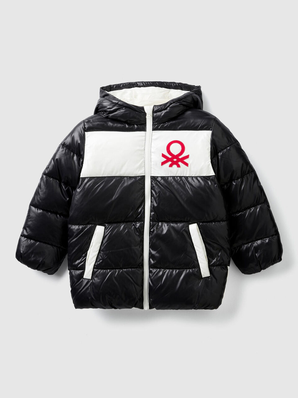 "Eco-Recycle" padded jacket with logo image number 1