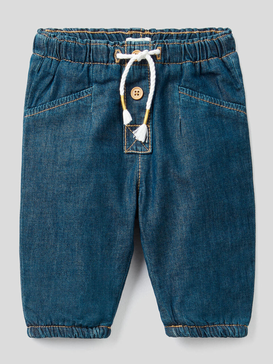 Light denim trousers image number 1