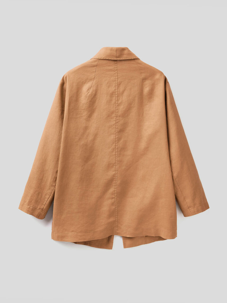 Linen blazer with 3/4 sleeves image number 2