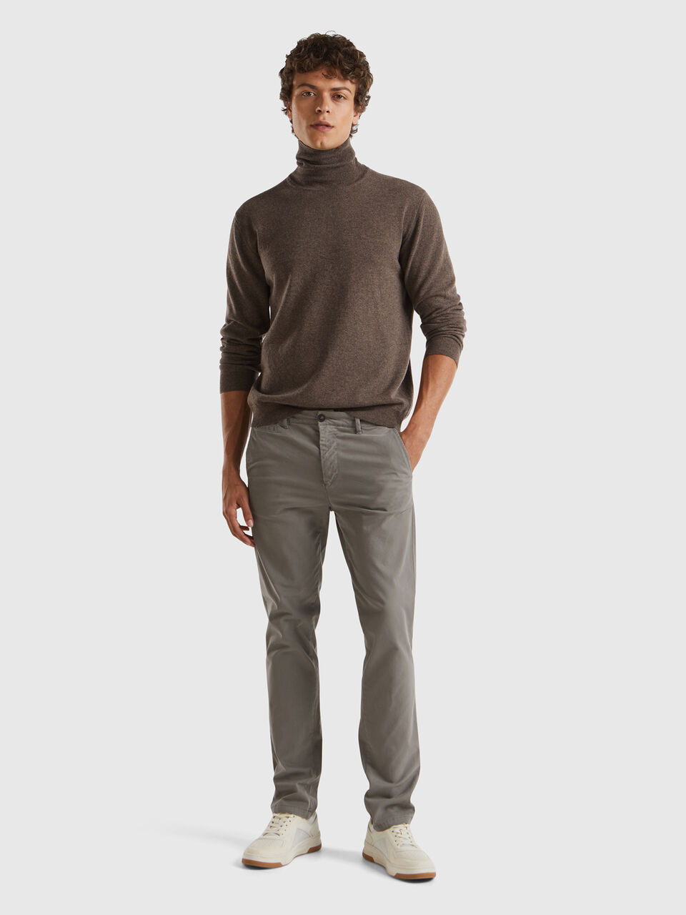 TURTLE NECK SWEATER Men image number null