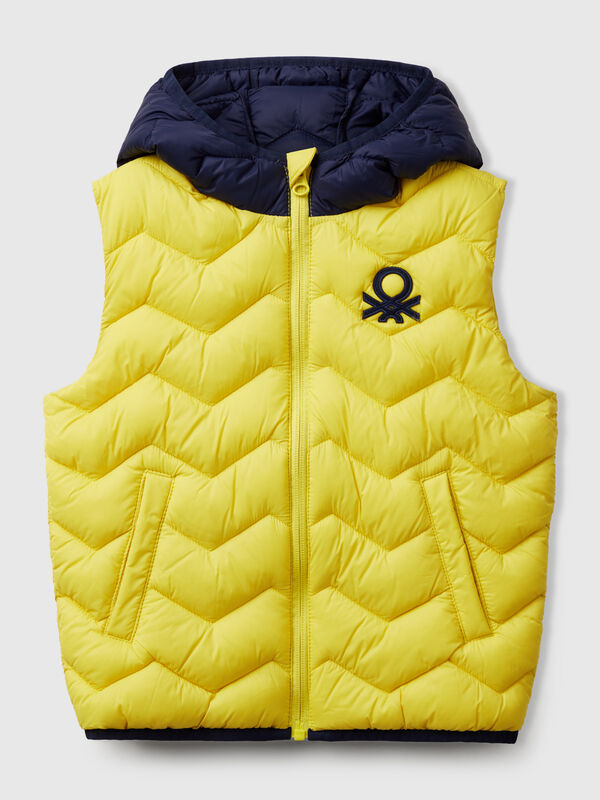 Padded vest with hood Junior Boy