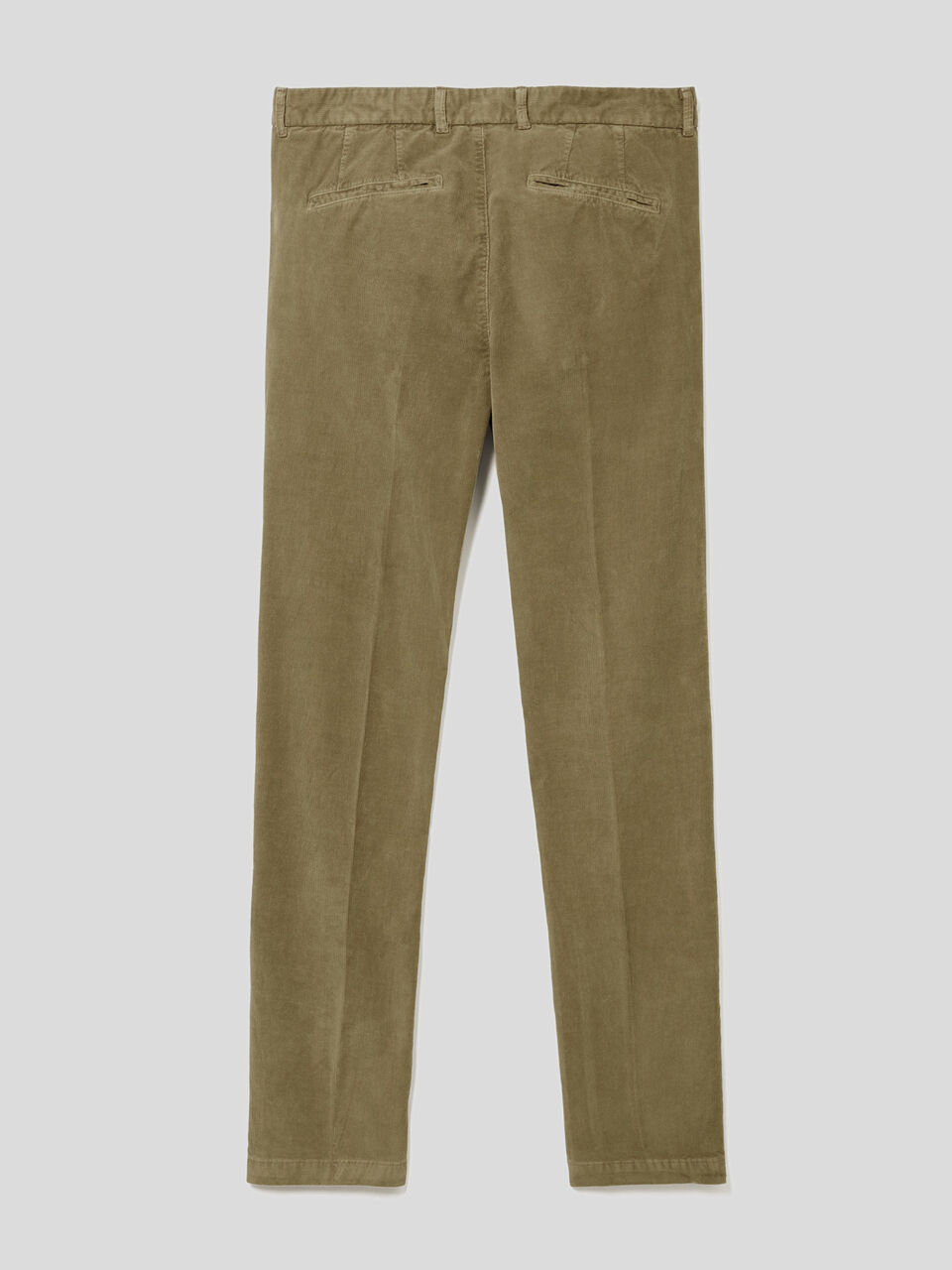 Slim fit ribbed velvet chinos image number 2