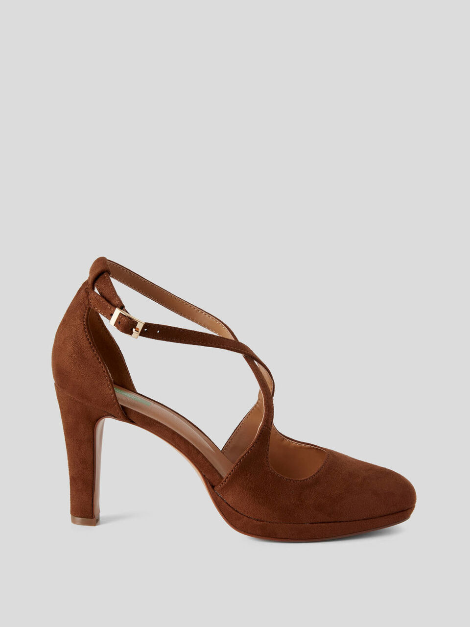 Sandals with heel and platform image number 1