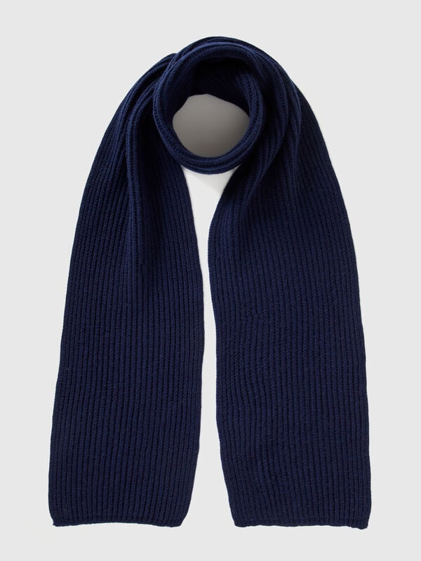 Pure virgin wool scarf Men