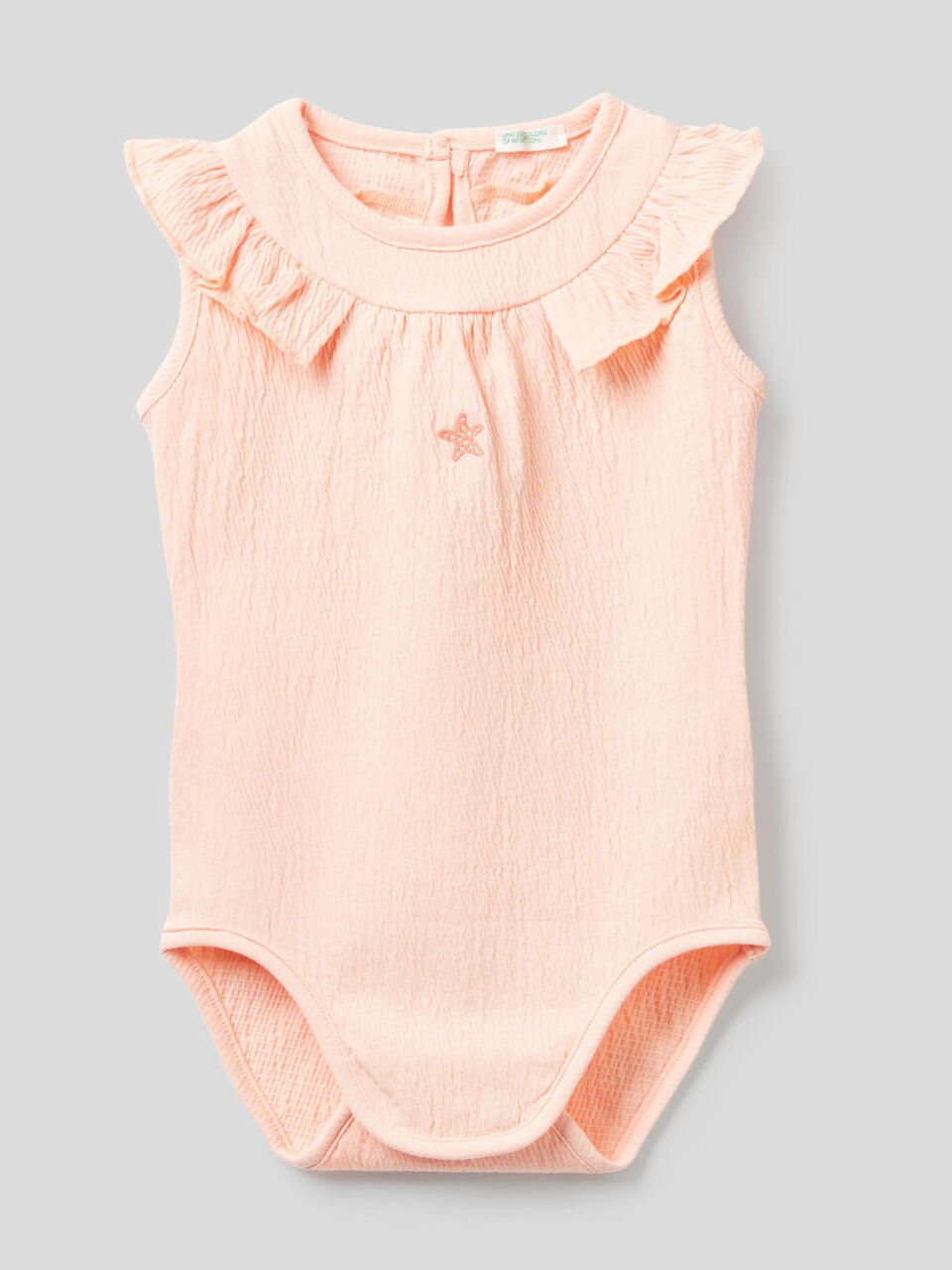 Bodysuit with trim and embroidery image number 1