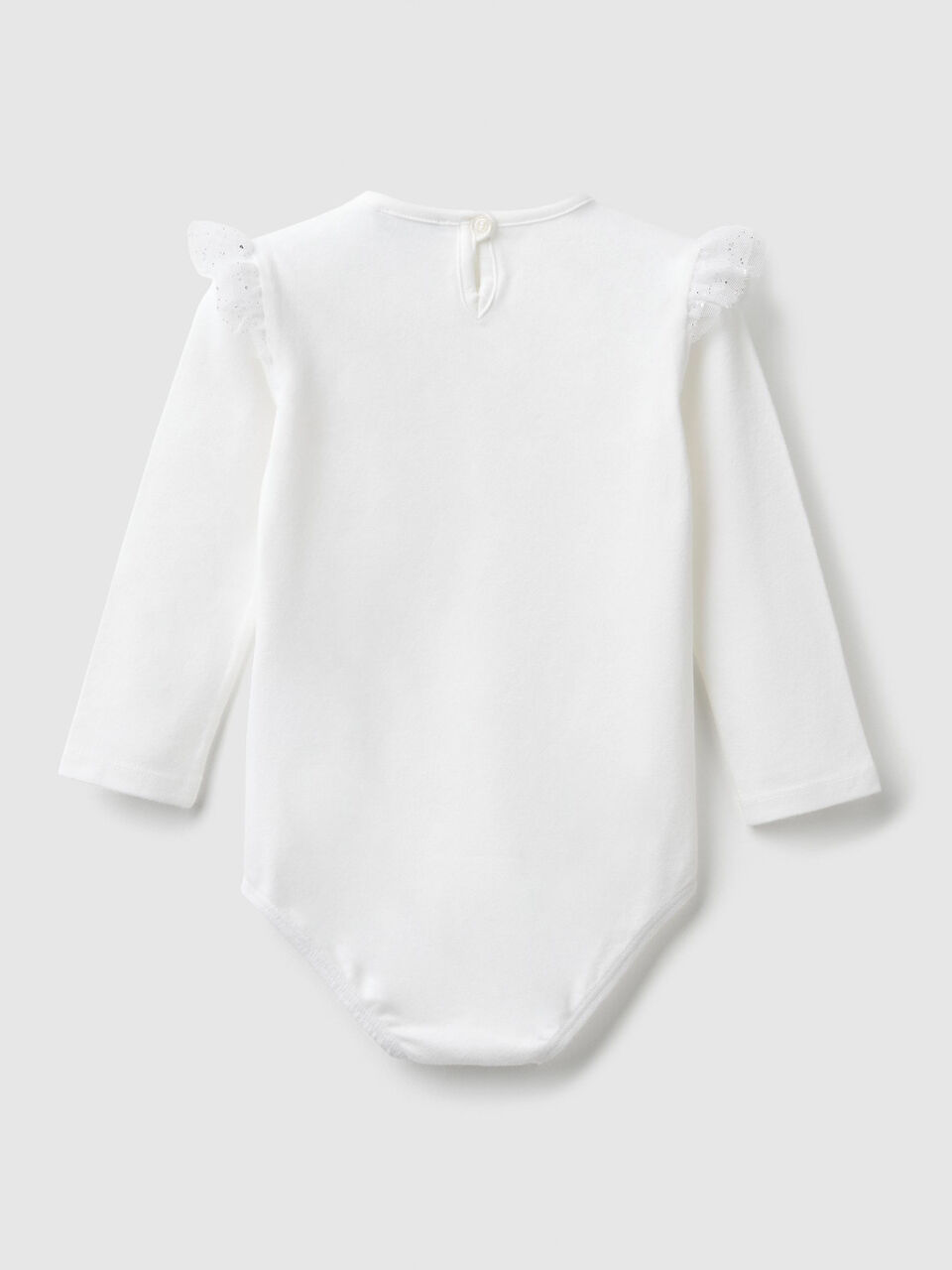 Bodysuit with writing and tulle image number 2