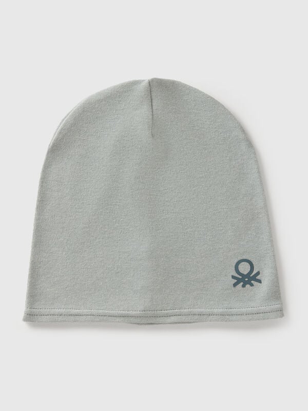 Hat in stretch cotton Junior Boy