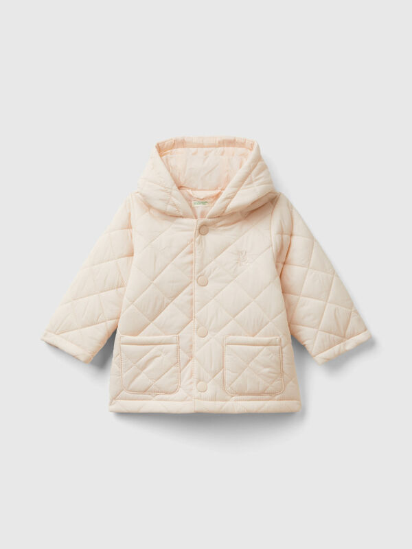 Quilted jacket with hood New Born (0-18 months)