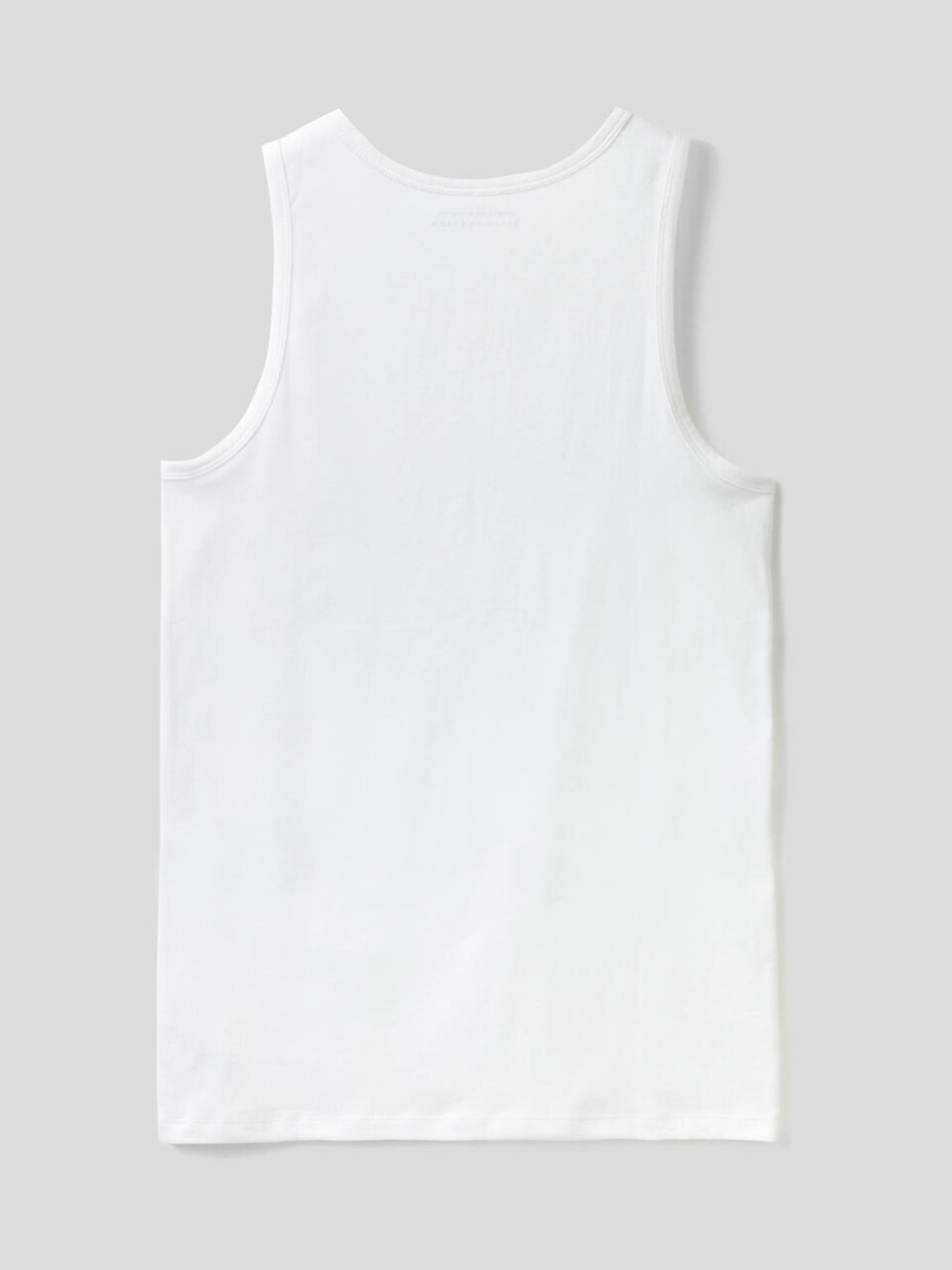 Tank top in organic stretch cotton image number 2