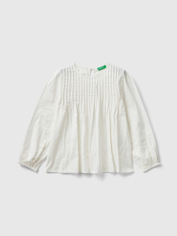 Lightweight blouse in pure cotton Junior Girl