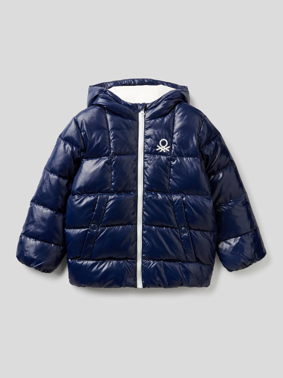 Padded jacket in recycled wadding image number 1