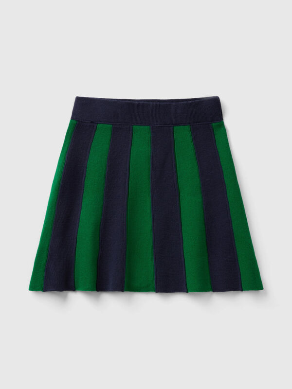 Skirt with vertical stripes Junior Girl