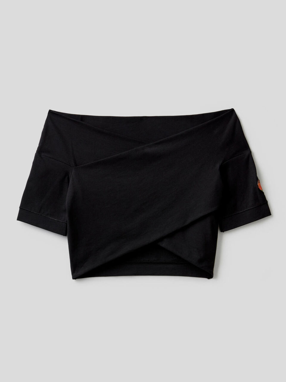 Stretch cotton cropped dress image number 1