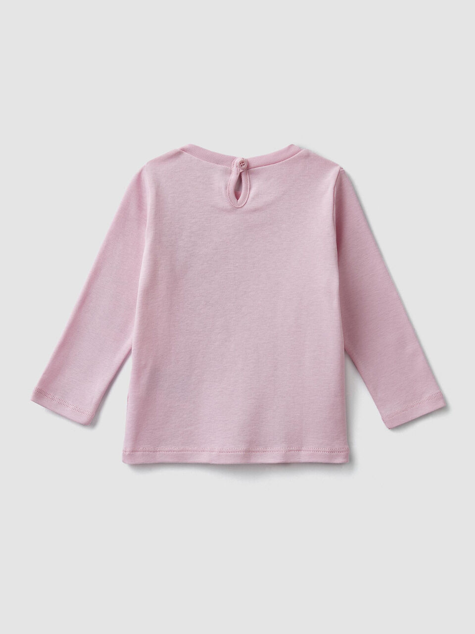 Ribbed t-shirt with print image number 2