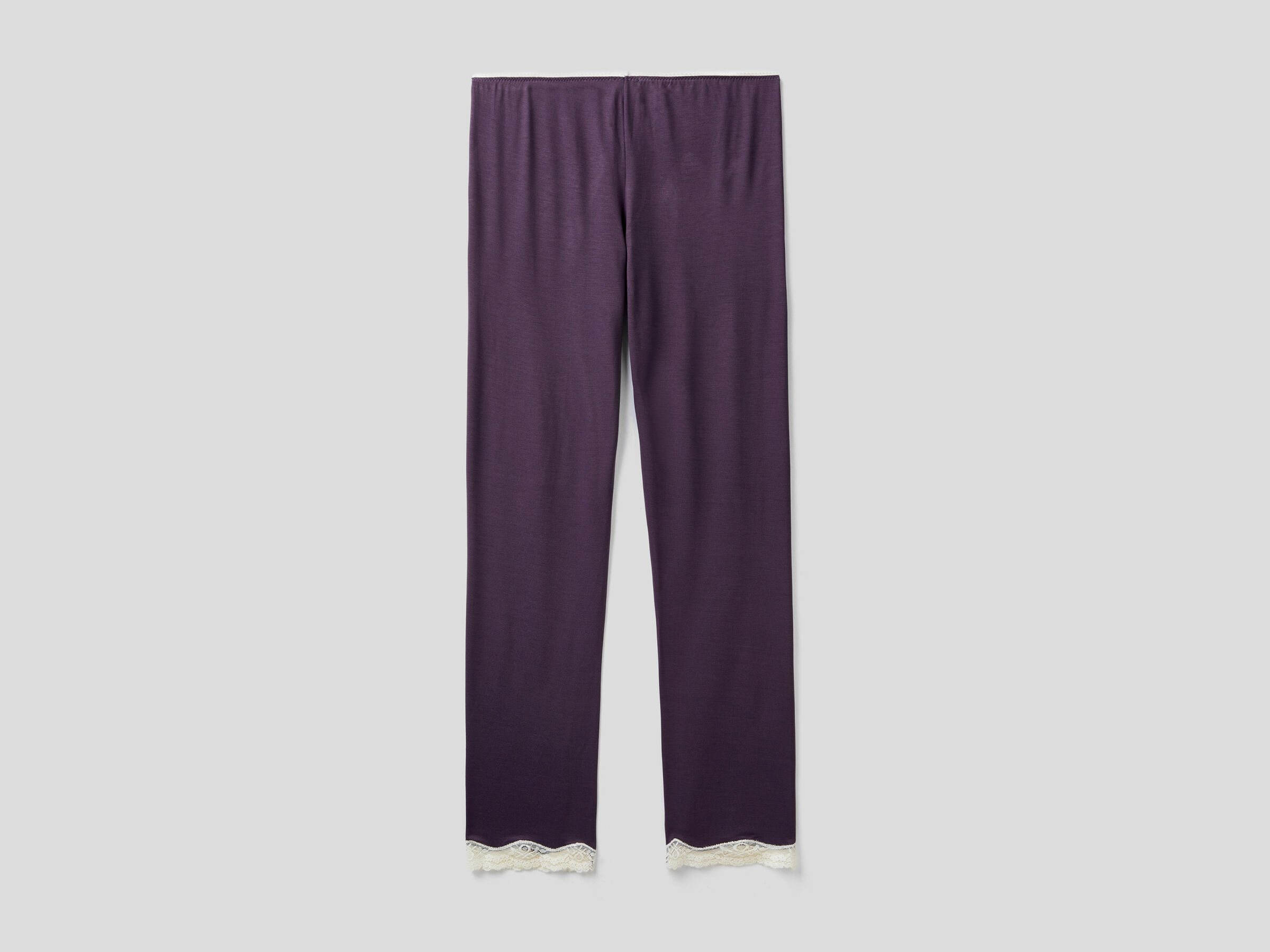 Trousers with lace details image number 5
