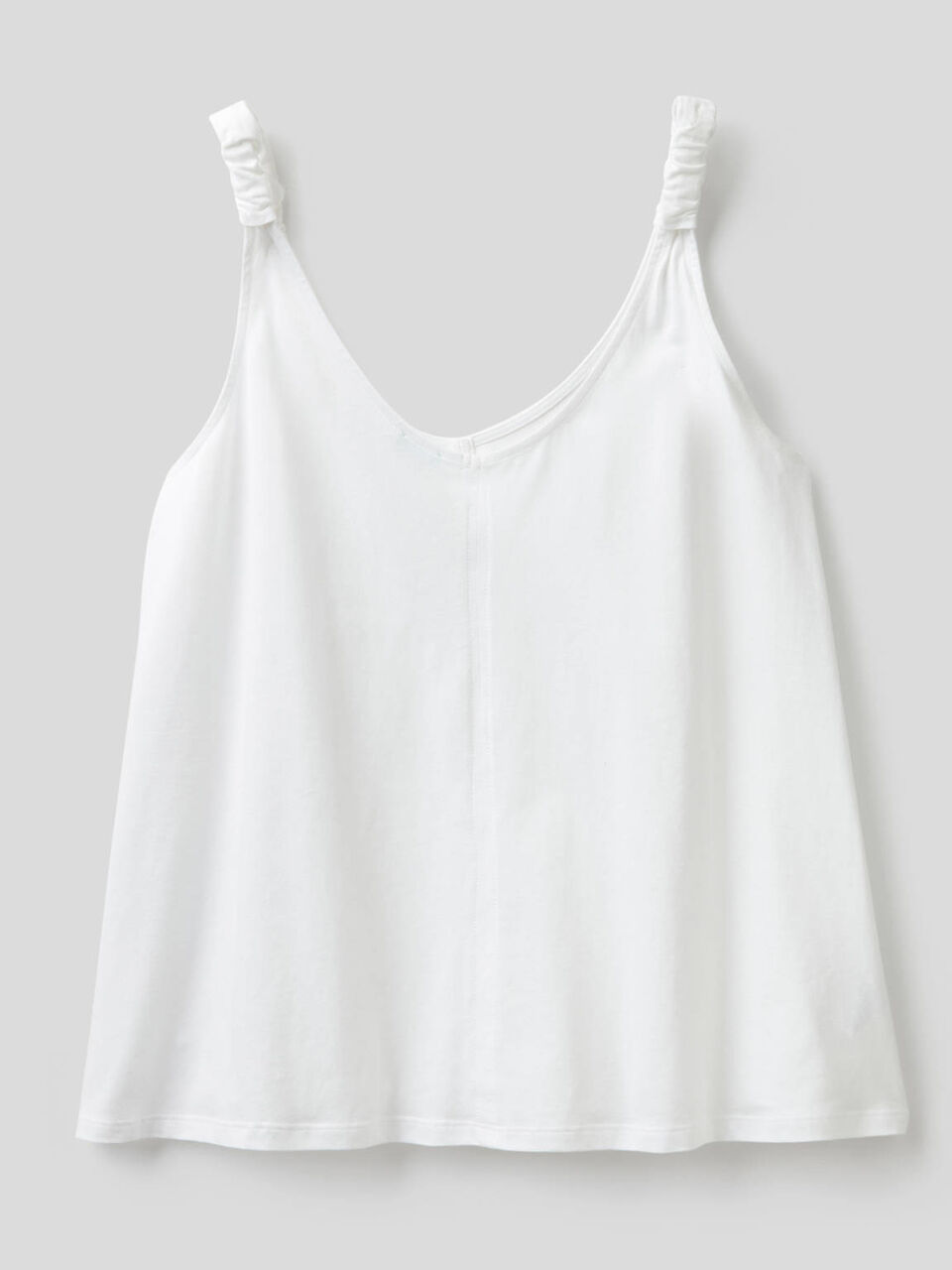 Long fiber cotton tank top image number 1