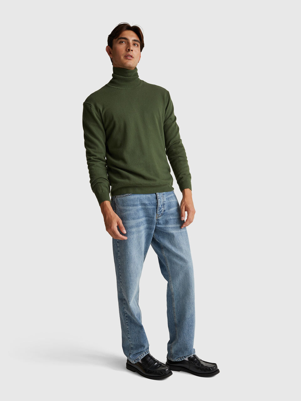 TURTLE NECK SWEATER Men image number null