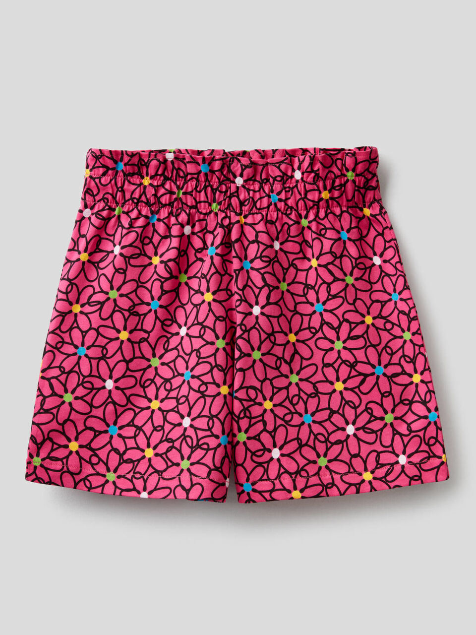 Printed 100% cotton bermudas image number 1