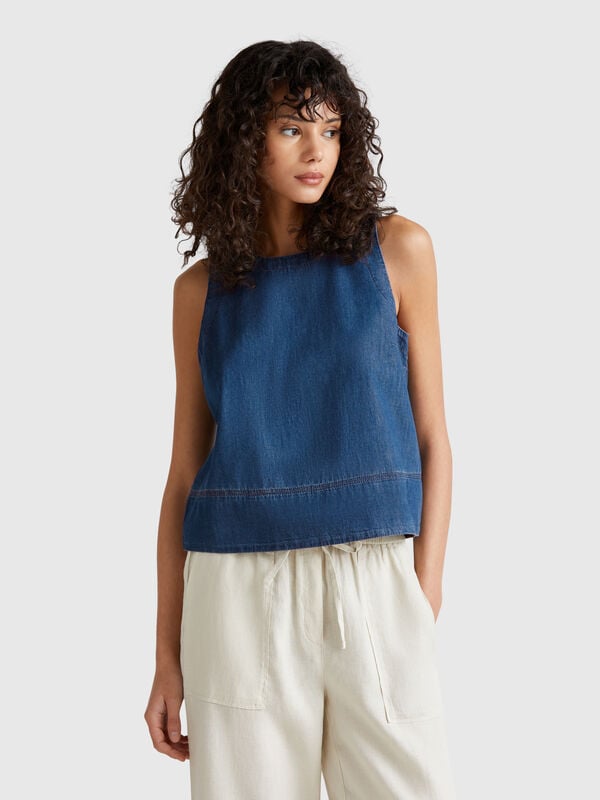Chambray blouse Women
