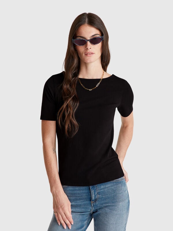 Slim fit reversible t-shirt Women