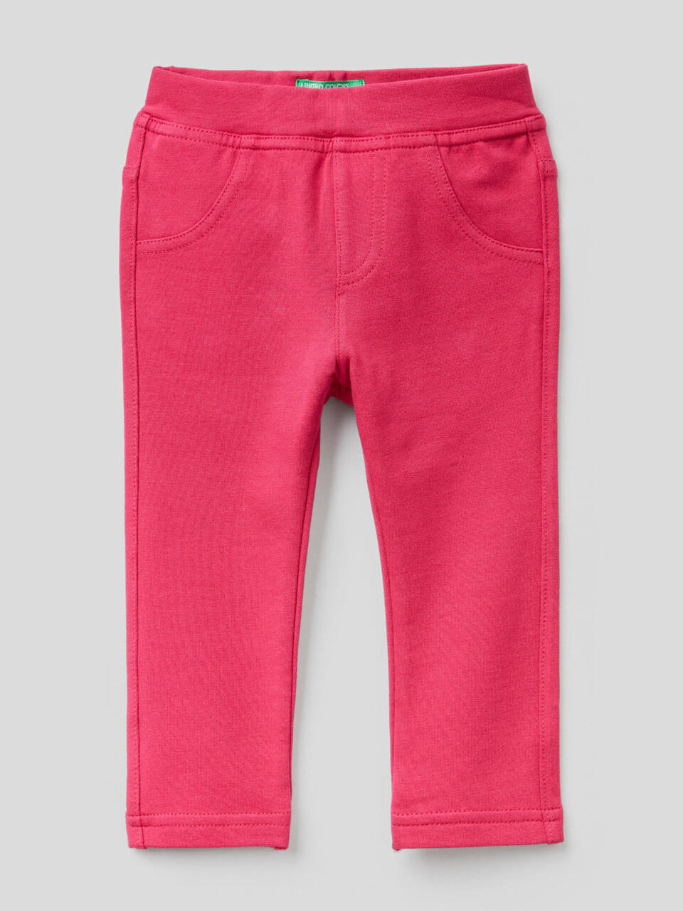 Stretch sweat fabric jeggings image number 1